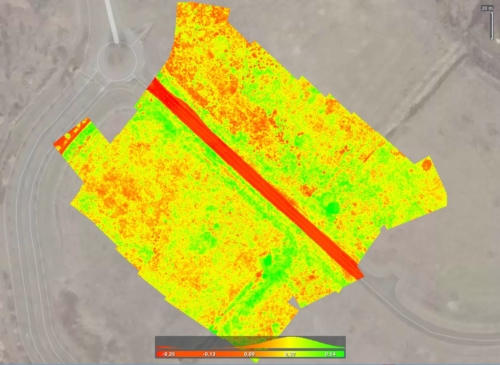 Zustand der Pflanzen (NDVI-Index)